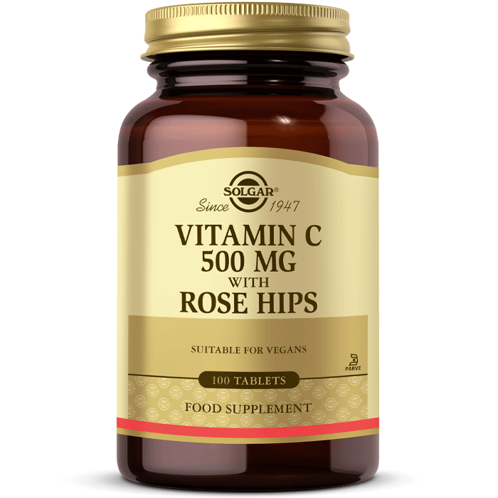 Vitamin C 500 mg with Rose Hips